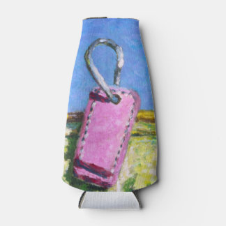Porta-garrafa Etiqueta Rosa