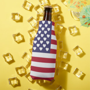 PORTA-GARRAFA EU AMO OS ESTADOS UNIDOS DA AMÉRICA
