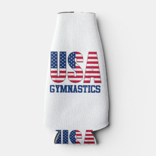 Porta-garrafa EUA com American Flag Gymnastics Sports
