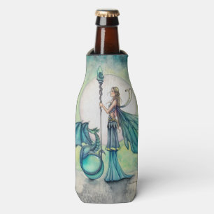Porta-garrafa Fantasia de Dragão Aquamarine Arte de Fada