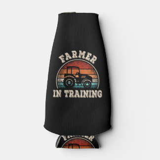 Porta-garrafa Fazendeiro em Treinamento Trator Divertido Agricul
