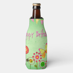 Porta-garrafa Feliz aniversário