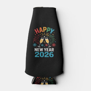 Porta-garrafa Feliz Ano Novo 2026 Festa Engraçada Véspera de Ano