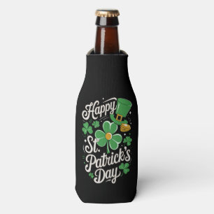 Porta-garrafa Feliz Dia de São Patrício Patrimônio Irlandês St P