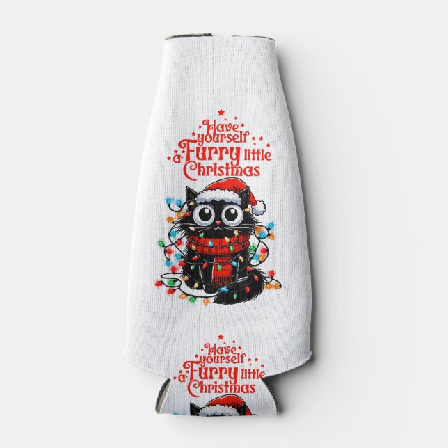 Porta-garrafa Feliz Natal (Frente)