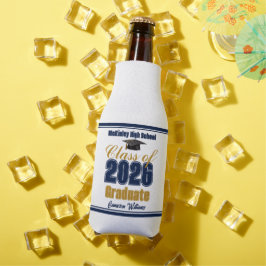 Porta-garrafa Festa de Graduação da Turma de 2026 Azul Marinho D