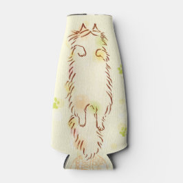 Porta-garrafa Fluffy Sleepy Cat