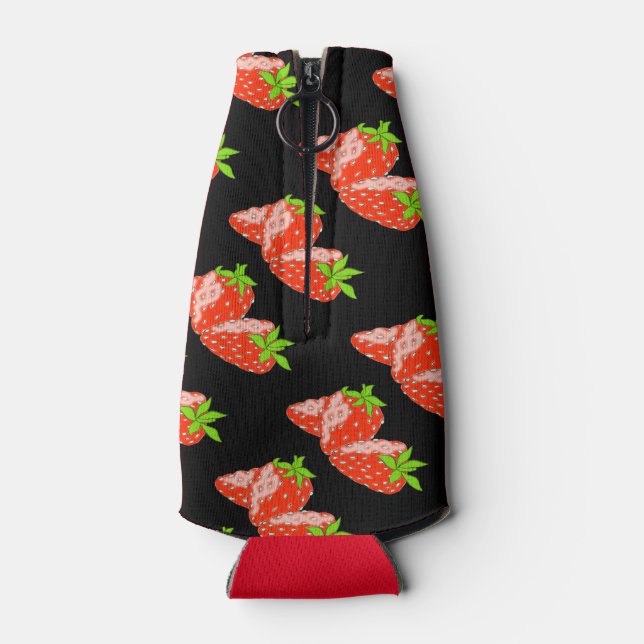 Porta-garrafa Frasco de Morangos Fresco (atrás)