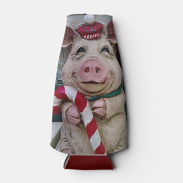 PORTA-GARRAFA FRASCO DE PIGAGEM DE NATAL/INSULATO DE COZINHO (Frente)