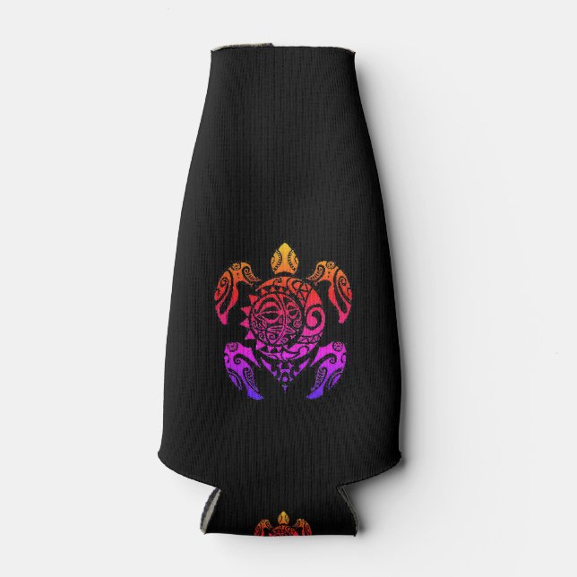 Porta-garrafa Frasco de Tartaruga Tribal (Frente)