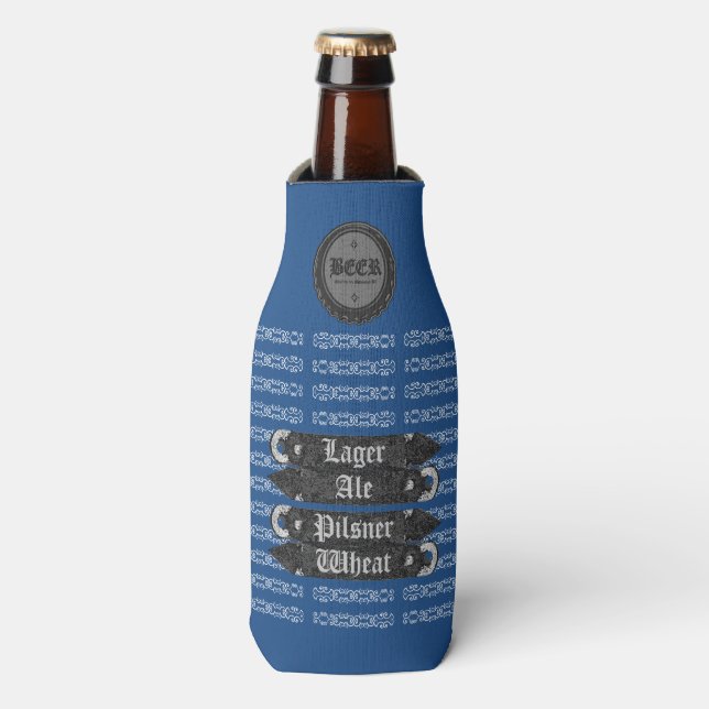 Porta-garrafa Frasco para injetáveis de cerveja Boné/Frasco Aber (Frente da Garrafa)