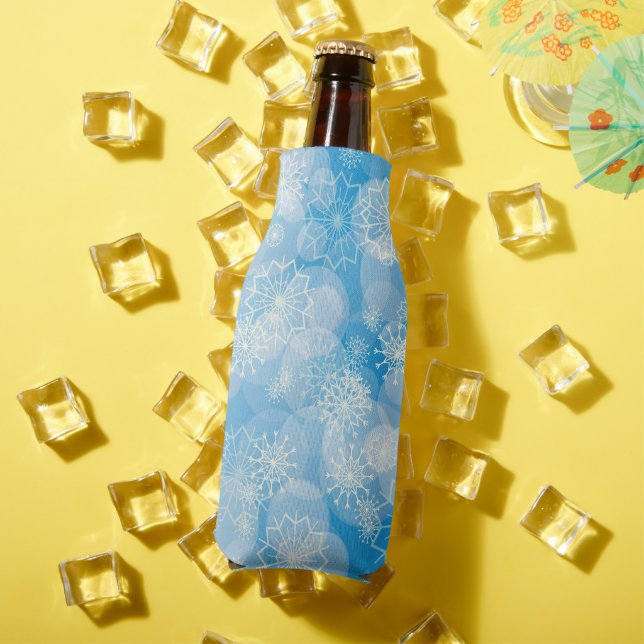 Porta-garrafa Fundo do floco de neve (Verão in situ)