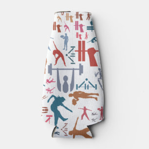 Porta-garrafa Fundo relacionado dos símbolos da malhação