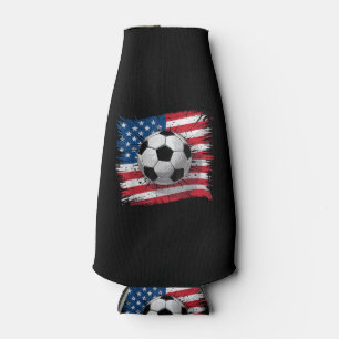 Porta-garrafa Futebol patriótico 4 de julho homens EUA bandeira