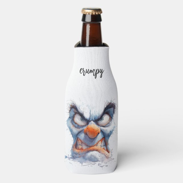 Porta-garrafa Garrafa de cerveja "Grumpy Yeti Beer Cooler" (Frente da Garrafa)