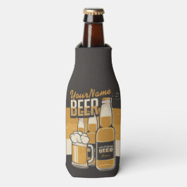 Porta-garrafa Garrafa de Cerveja Personalizada Caneca Espumosa B