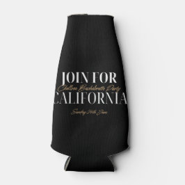 Porta-garrafa Garrafa De Festa de solteira Preta E Dourada