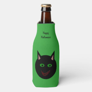 Porta-garrafa Garrafa Negra de Gato Halloween Fresco