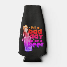 Porta-garrafa Geladeira Divertida para Cerveja É um Dia Ruim par