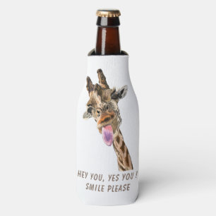 Porta-garrafa Giraffe Tongue Out and PlayPiscar os olhos - Texto