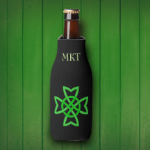 Green Celtic Knot irlandês