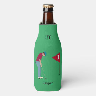 Porta-garrafa  Groovy Green Golfer Themed