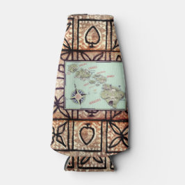 Porta-garrafa Hawaii Tapa