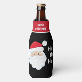 Porta-garrafa Ho Ho Ho Papais noeis Enfrentam Feliz Natal Person