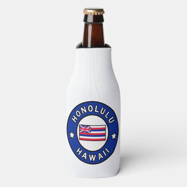 Porta-garrafa Honolulu Hawaii (Frente da Garrafa)