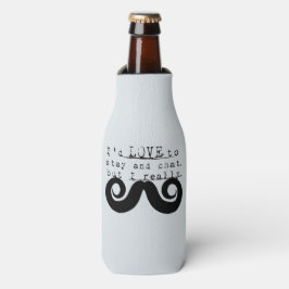 Porta-garrafa Humor Negro Engraçado Eu Bigode