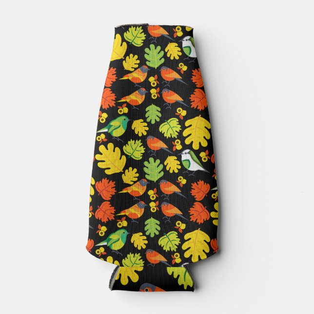 Porta-garrafa Impressão de Decadência do Jardim do Pássaro (Frente)