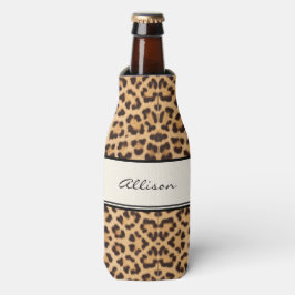Porta-garrafa Impressão Leopardo Clássico Personalizada