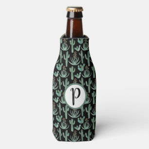 Porta-garrafa Iniciais PERSONALIZADOS De Desert Cactus Pattern W