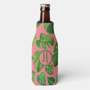 Porta-garrafa Iniciais PERSONALIZADOS Tropicais Monstera Waterco