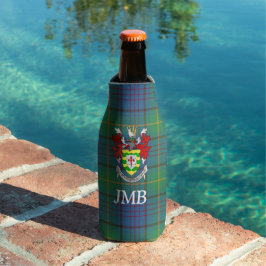 Porta-garrafa Irish County Donegal Tartan Monograma