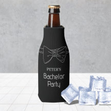 Laço Preto Personalizado Festa de Bacharel Cerveja