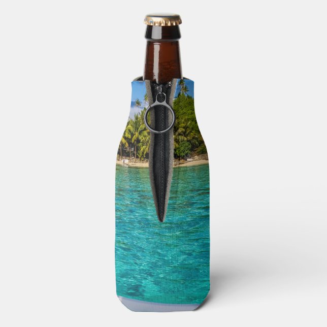 Porta-garrafa Lagoa Bora Bora (traseira da garrafa)