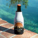 Porta-garrafa Las Vegas Strip Sunset Custom Vacation<br><div class="desc">Cool custom Las Vegas skyline at sunset seltzer bottl cooler for your family vacation or bachelor party trip to the city of lights. Gamble from sunrise to sundown in this city and remember it with this keepsake souvenir.</div>