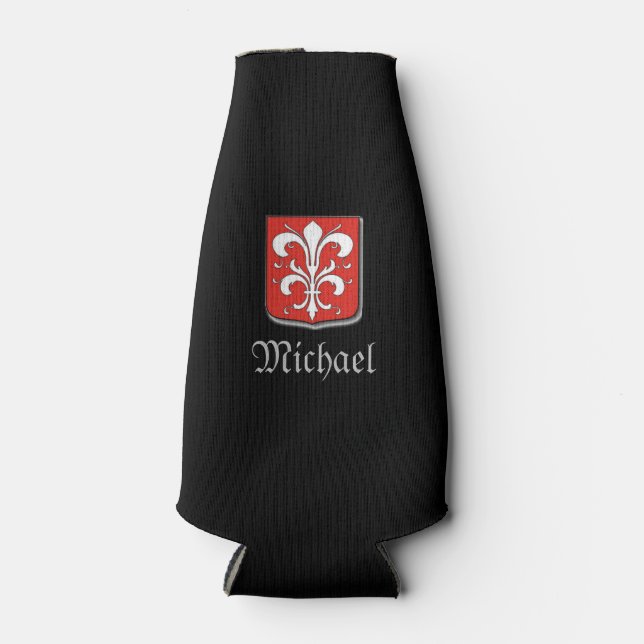 Porta-garrafa Legal Mídia Negra e Red Knight Shield (Frente)