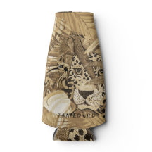 Leopardo sépia selvagem