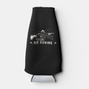 Porta-garrafa Linha Brown Brook Trout Voando com Presente Pescad