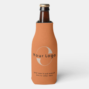 Porta-garrafa Logotipo em Orange + Black Text Company Business B