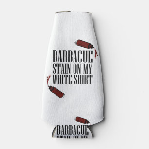 Porta-garrafa Manchas de churrasco na minha cor branca