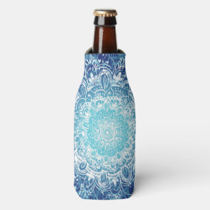 Porta-garrafa Mandala azul