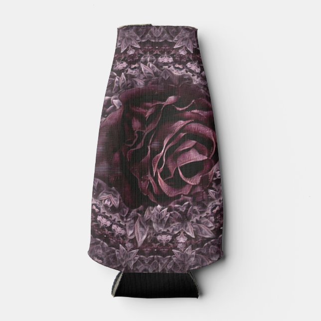 Porta-garrafa Mandala de Rosa  (Frente)