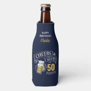 Porta-garrafa Marinho Amarelo E Cervejas Qualquer Idade De Anive