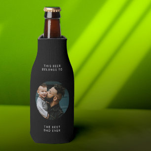 Porta-garrafa Melhor Pai Nunca   Dia de os pais personalizado de