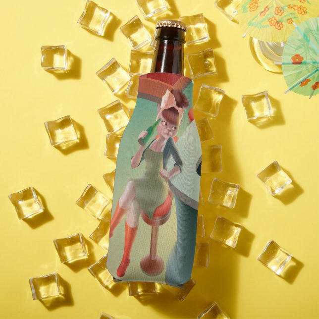 Porta-garrafa Miss Meow: Bar Retrô de Funcionamento Noturno e Ar (Verão in situ)