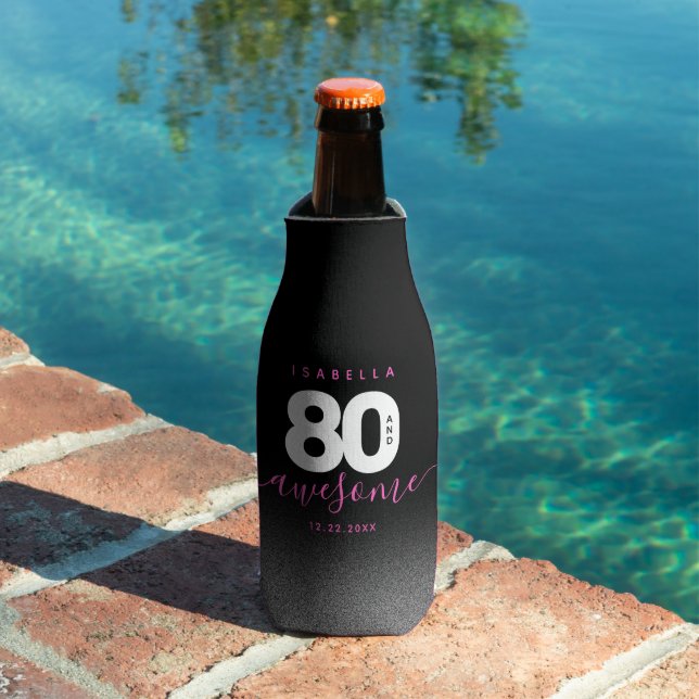 Porta-garrafa Modern Girly Pink 80 e Incrível (Piscina in situ)