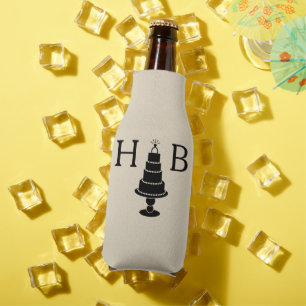 Porta-garrafa Monograma de Bolo Casado